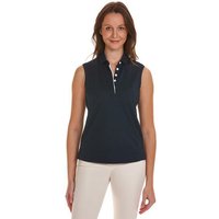 Valiente Rueckenfalte ohne Arm Polo navy von Valiente