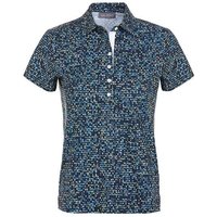 Valiente Rueckenfalte und Druck Halbarm Polo navy Valiente Rueckenfalte und Druck Halbarm Polo navy von Valiente