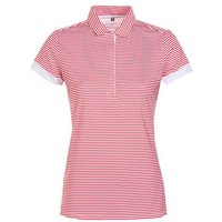 Valiente Streifen-Druck Halbarm Polo rot Valiente Streifen-Druck Halbarm Polo rot von Valiente