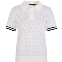 Valiente Strick Jaquard Halbarm Polo weiß Valiente Strick Jaquard Halbarm Polo weiß von Valiente