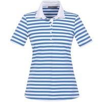 Valiente polo with stripes Halbarm Polo blau von Valiente