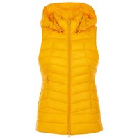 Valiente quilted vest with hood Thermo Weste orange von Valiente