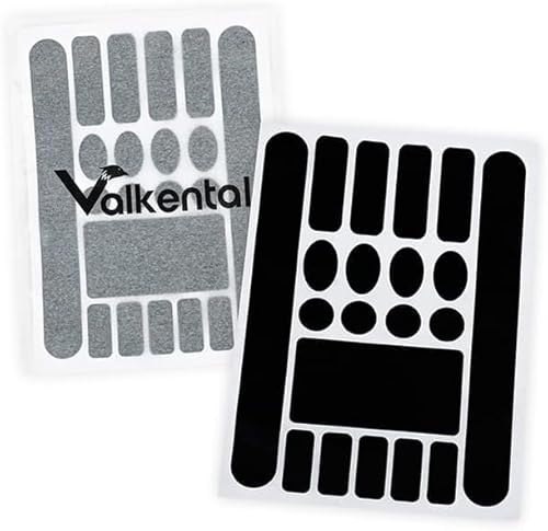 Valkental - Kratzschutz für Fahrrad Gepäckträger | Qualitative Klebestreifen zum Schutz vor Lackschäden | 20 Sticker in unterschiedlichen Größen | Transparent von Valkental