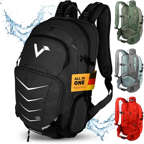 Valkental - Hochwertiger & Nachhaltiger Rucksack mit verstaubaren Hüftgurten | 22L | Erweiterbar mit Bauchtasche - Geeignet als Wanderrucksack, Trekkingrucksack, Fahrradrucksack & Outdoor Rucksack Valkental - Hochwertiger & Nachhaltiger Rucksack mit verstaubaren Hüftgurten | 22L | Erweiterbar mit Bauchtasche - Geeignet als Wanderrucksack, Trekkingrucksack, Fahrradrucksack & Outdoor Rucksack von Valkental