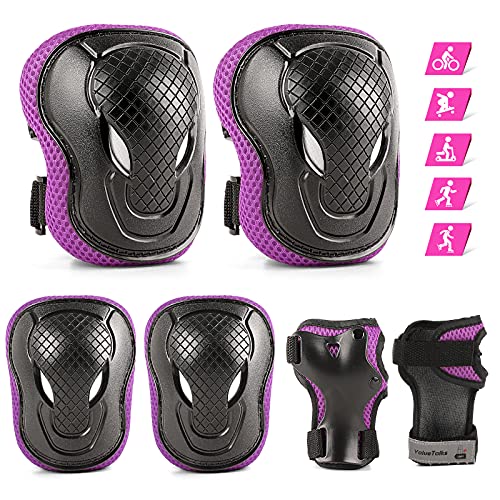 ValueTalks Kinder Schützer inliner Schonerset Schutzausrüstung Kinder Knieschoner Ellenbogenschoner Rollschuhe Schützer Protektorenset für Skateboard Roller Skaten Fahren Outdoor Sport ValueTalks Kinder Schützer inliner Schonerset Schutzausrüstung Kinder Knieschoner Ellenbogenschoner Rollschuhe Schützer Protektorenset für Skateboard Roller Skaten Fahren Outdoor Sport von ValueTalks