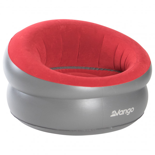 Vango - Inflatable Donut Flocked Chair - Campingstuhl grau/rot von Vango