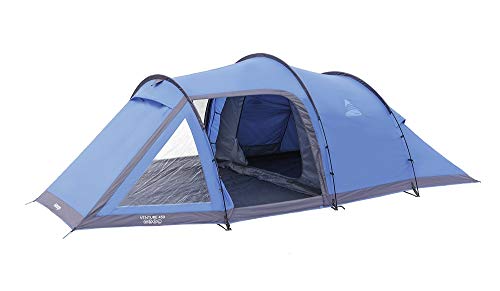 Vango Venture 450 4-Personen-Zelt, 3 Stangen, Blau von Vango