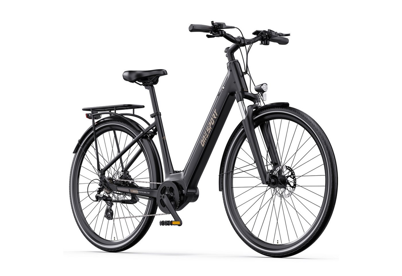 Onesport E-Bike Cityrad OT07 Pedelec 27,5 Zoll Elektrofahrrad für Damen und Herren, Shimano, Kettenschaltung, Mittelmotor, 374 Wh, E-Citybike mit 374Wh abnehmbarer Akku, 250W Mittelmotor Onesport E-Bike Cityrad OT07 Pedelec 27,5 Zoll Elektrofahrrad für Damen und Herren, Shimano, Kettenschaltung, Mittelmotor, 374 Wh, E-Citybike mit 374Wh abnehmbarer Akku, 250W Mittelmotor von Onesport
