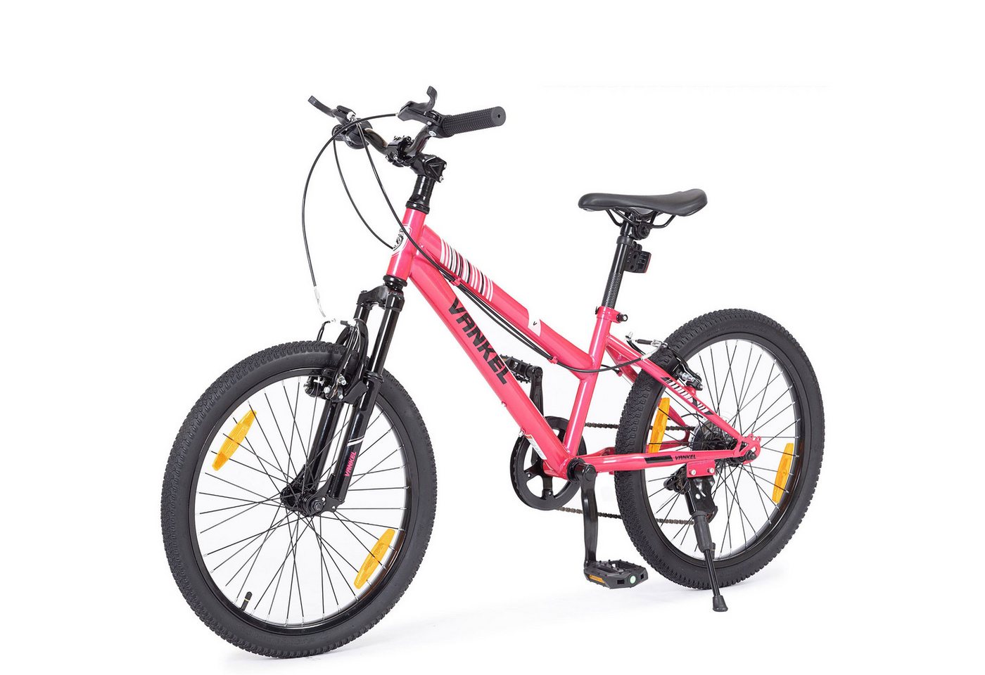 Vankel Kinderfahrrad 20 Zoll Kinderfahrrad Mountainbike Jungen Mädchen, Diamant-Rahmen, 6 Gang, Kettenschaltung, 20 Zoll MTB für 6-9 Jahre, Kinderrad mit V-Brake Vankel Kinderfahrrad 20 Zoll Kinderfahrrad Mountainbike Jungen Mädchen, Diamant-Rahmen, 6 Gang, Kettenschaltung, 20 Zoll MTB für 6-9 Jahre, Kinderrad mit V-Brake von Vankel