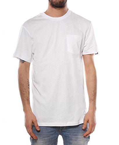 Vans Herren T Shirt M Everyday Pocket Tee, White, M, VS2SWHT Vans Herren T Shirt M Everyday Pocket Tee, White, M, VS2SWHT von Vans