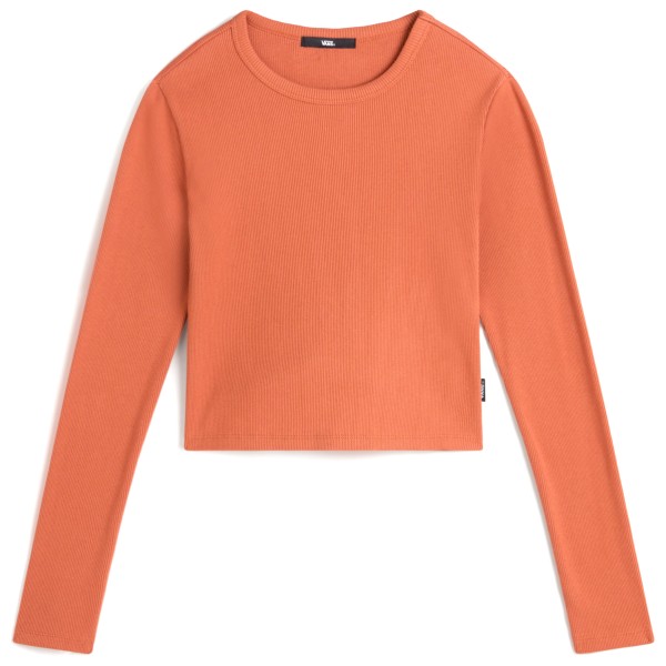 Vans - Women's Drew Rib L/S Top - Pullover Gr L rot Vans - Women's Drew Rib L/S Top - Pullover Gr L rot von Vans