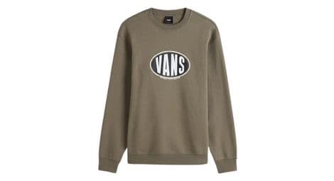 vans herren sweatshirt spray on loose crew braun von Vans