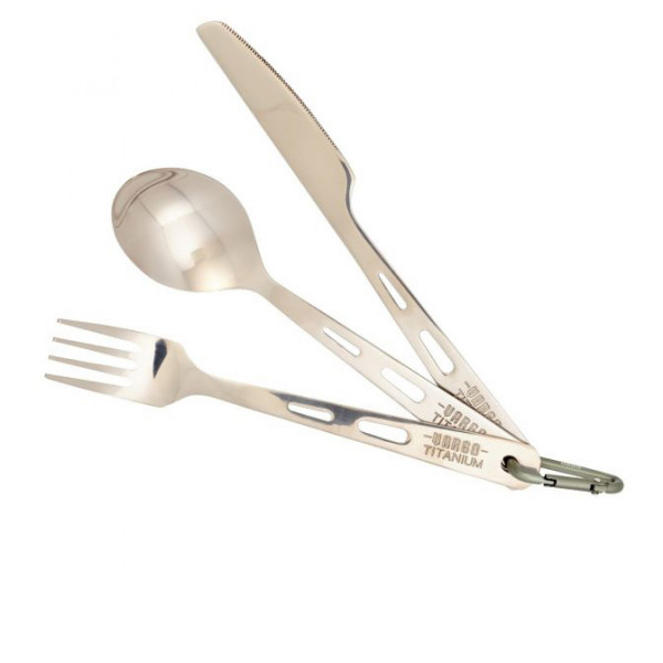 Vargo - Titan-Besteckset Gr 43 g beige/weiß Vargo - Titan-Besteckset Gr 43 g beige/weiß von Vargo
