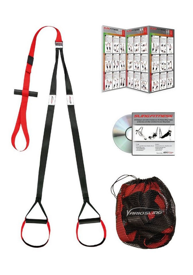 Variosling Schlingentrainer Variosling Schlingentrainer Sling Trainer Ganzkörpertrainer, Sling Trainer Video, Poster, Anleitung und Trainingsplan von Variosling