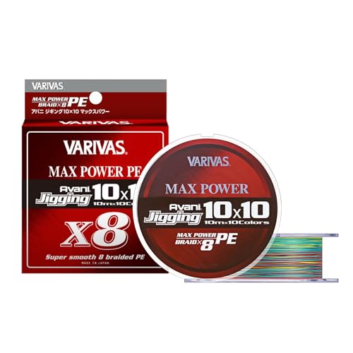 VARIVAS Avani Jigging 10x10 Max Power PE x8 (500, (Gou #6) 38,6 kg) von Varivas