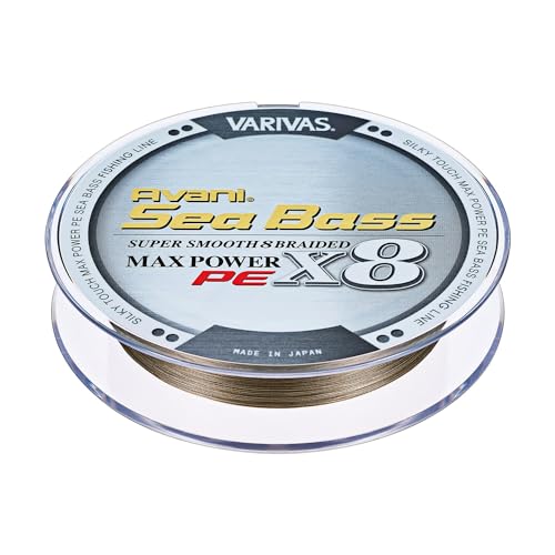 Varivas - Avani Seeabass Maxpower PE X8 150 m (Status Gold, 1 9,2 kg) von Varivas