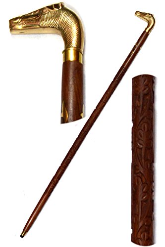 Royal Kurta Royal Handicrafts Handcrafted Wooden Walking Stick von Varmohey