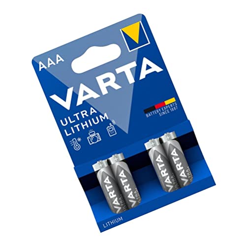 Varta Unisex – Erwachsene Ultra Lithium Batterie, Transparent, AAA/Micro von Varta