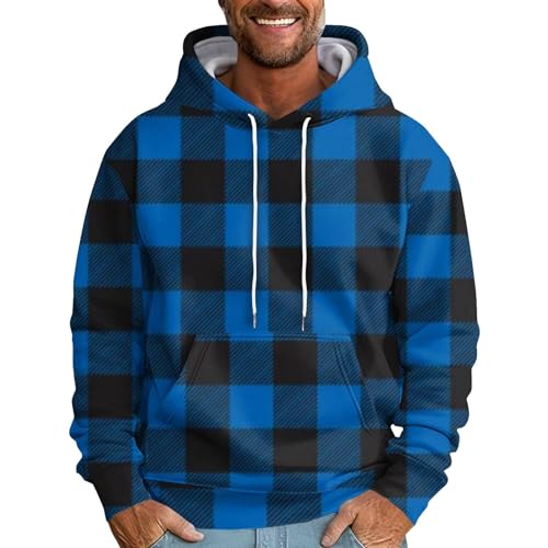 Vasreyy Winter Coat Daunenweste Herren Winterpullover Herren warm Hoodie Jacke Herren Herren Jacke Übergangsjacke Blazer Herren Sportlich Pullover Herren Strickpullover Y2k Jacke (6XL, Blue) von Vasreyy