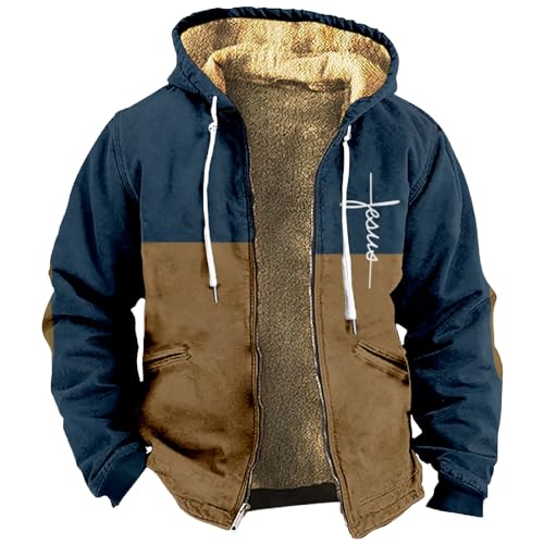 pullover für herren trenchcoat herren lang daunenmantel herren lang winter biker lederjacke herren Schwarze Jacke Herren Herren Jacken Herbst Winter Gym Jacke Skijacken Für Herren (Royal Blue, XL) von Vasreyy