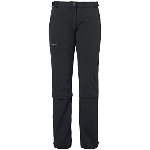 VAUDE Damen Women's Farley Stretch Capri T-Zip Ii Hose, black, 34-Long VAUDE Damen Women's Farley Stretch Capri T-Zip Ii Hose, black, 34-Long von VAUDE