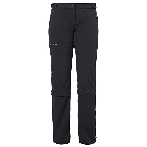 VAUDE Damen Women's Farley Stretch Capri T-Zip Ii Hose, black, 36 von VAUDE