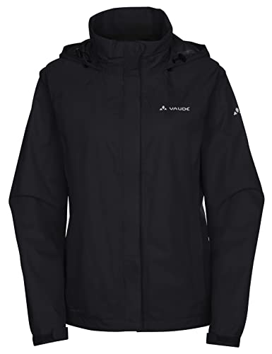 VAUDE Women's Escape Bike Light Jacket| Leichte 2-Lagen Regenjacke - Zuverlässiger Rad-Regenschutz | Dünnes Netzfutter | Kapuze im Kragen | Reflektierende Elemente | Eco Finish von VAUDE