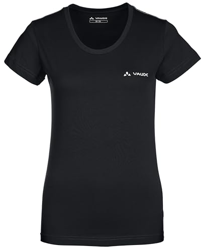 VAUDE Damen Women's Brand T-Shirt, Schwarz, 38 EU von VAUDE