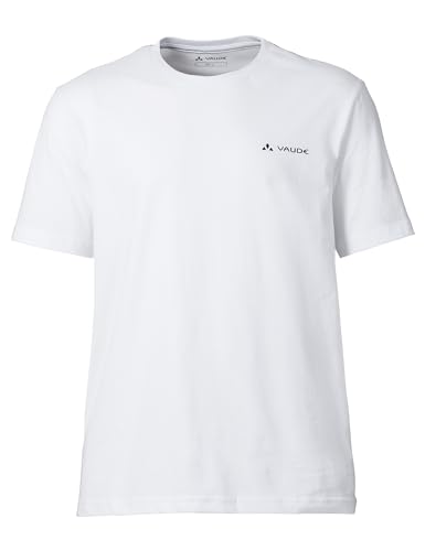 VAUDE Herren Mens Brand T-Shirt, Weiß, M EU von VAUDE