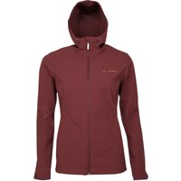 VAUDE Ragga Kapuzenjacke Damen 261 - dark cherry 42 von Vaude