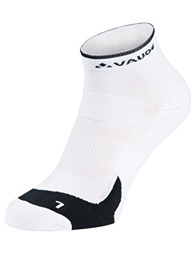 VAUDE Unisex Bike Socks Short Accessories, Weiß, 45-47 EU von VAUDE
