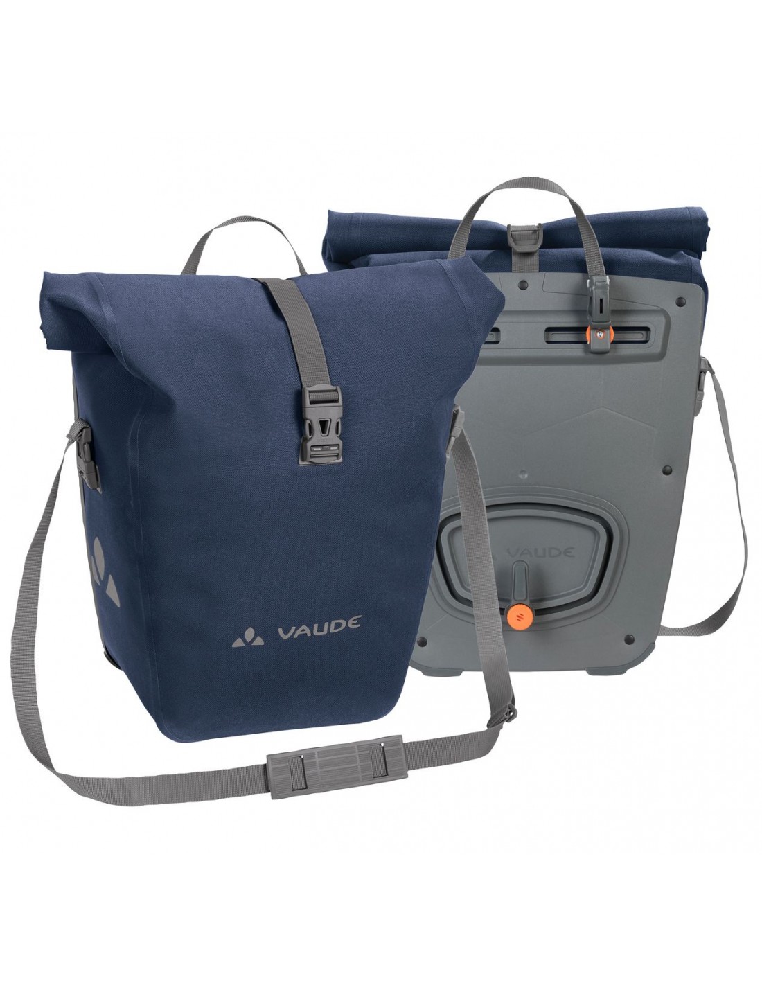 Vaude Aqua Back Deluxe - Fahrradtaschen, marine Taschenvariante - Gepäckträgertaschen, von Vaude