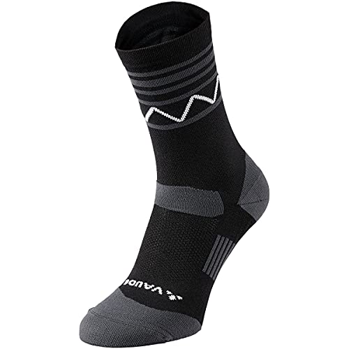VAUDE Unisex Bike Socks Mid Accessories, Black/white, 39-41 EU VAUDE Unisex Bike Socks Mid Accessories, Black/white, 39-41 EU von VAUDE