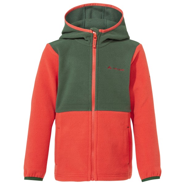 Vaude - Kid's Pulex Hooded Jacket II - Fleecejacke Gr 98 rot von Vaude