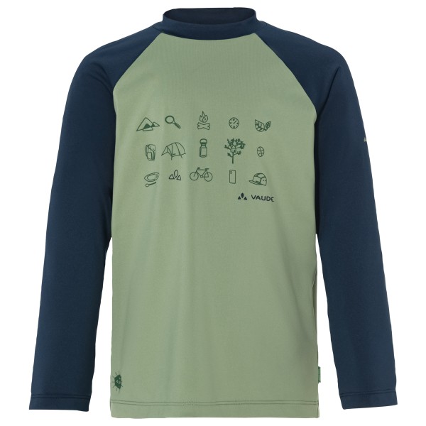 Vaude - Kid's Solaro L/S T-Shirt III - Funktionsshirt Gr 104 grün von Vaude