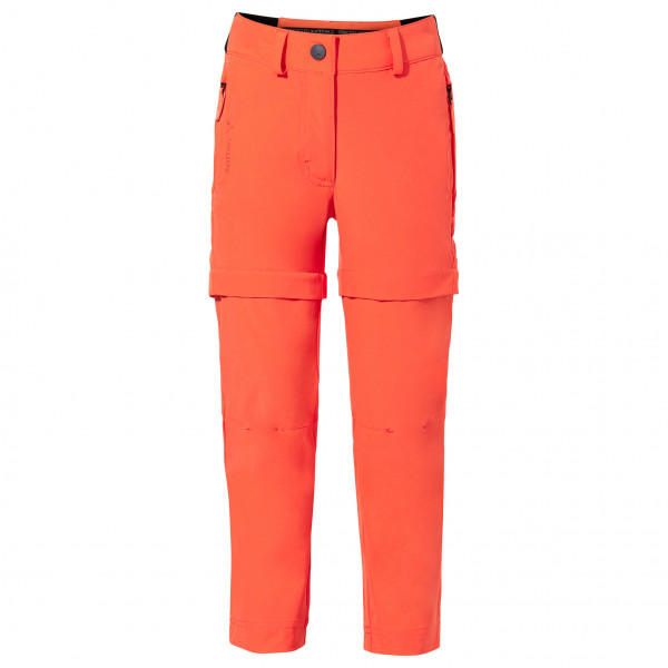 Vaude - Kid's Zip Off Pants Slim Fit - Zip-Off-Hose Gr 110/116 rot von Vaude