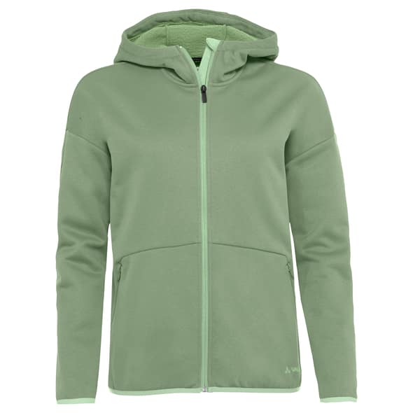 Vaude Mineo Fleece Jacke Damen Wanderjacke (Grün 40 Größe) Fleecejacken von Vaude