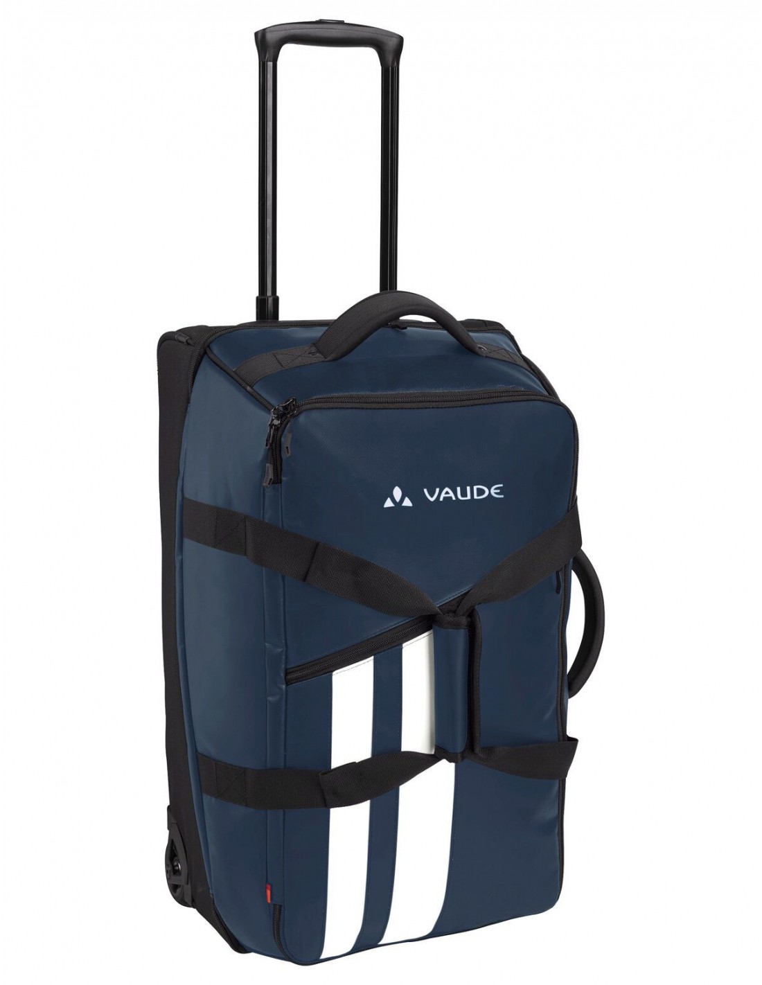 Vaude Reisetasche Rotuma 65 Liter, Trolley, marine (dunkelblau), Tragegriff, mit Rollen, PVC-frei, für Reisende und Wanderer von Vaude