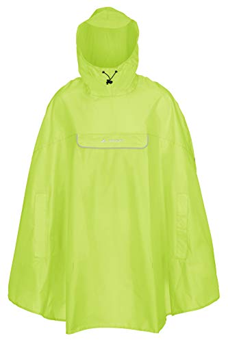 VAUDE Valdipino Rad-Regenponcho - Leicht, Wasserdicht & Umweltfreundlich | Bluesign®-zertifiziert | mit Eco Finish | Integrierte Tasche | VAUDE Green Shape-Label von VAUDE