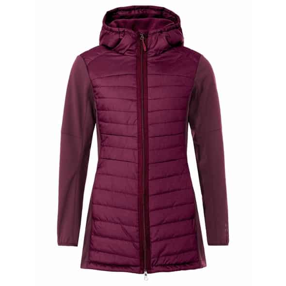 Vaude Wo Skomer Hybrid Parka Damen (Beere 34 Größe) Wanderjacken von Vaude