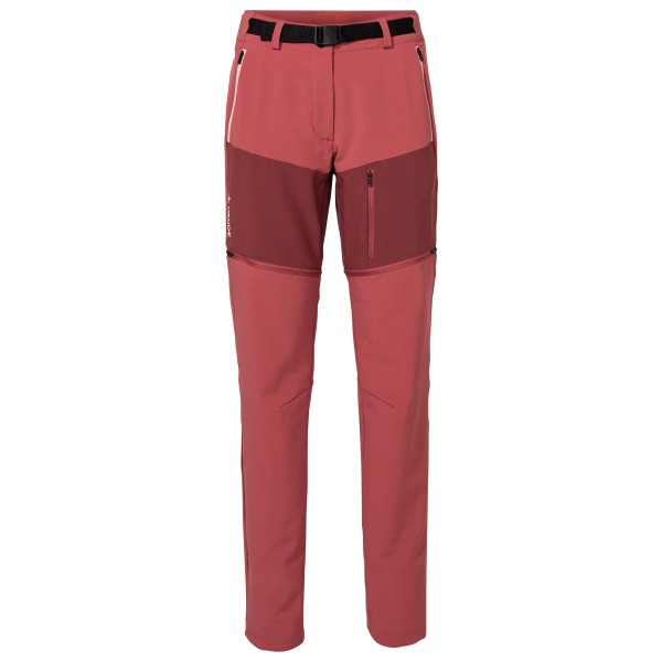 Vaude - Women's Elope Zip-Off Pants - Zip-Off-Hose Gr 42 - Regular brick von Vaude