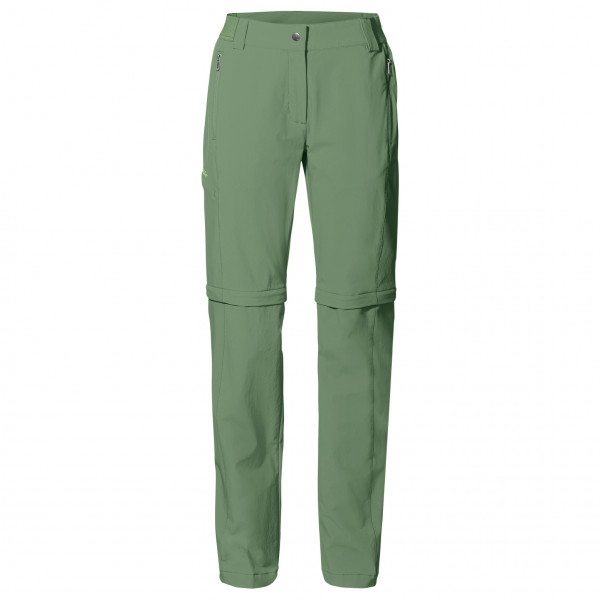 Vaude - Women's Farley Stretch Zip Off T-Zip Pants II - Trekkinghose Gr 34 - Short grün von Vaude