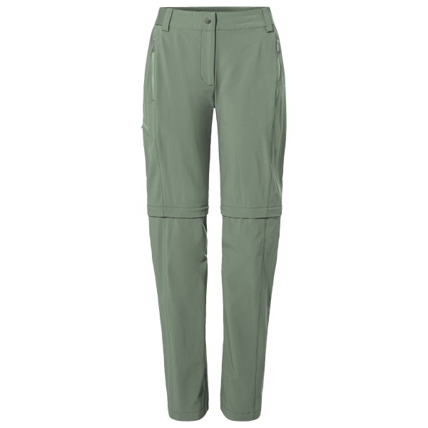 Vaude - Women's Farley Stretch Zip Off T-Zip Pants II - Trekkinghose Gr 48 - Regular grün/oliv Vaude - Women's Farley Stretch Zip Off T-Zip Pants II - Trekkinghose Gr 48 - Regular grün/oliv von Vaude