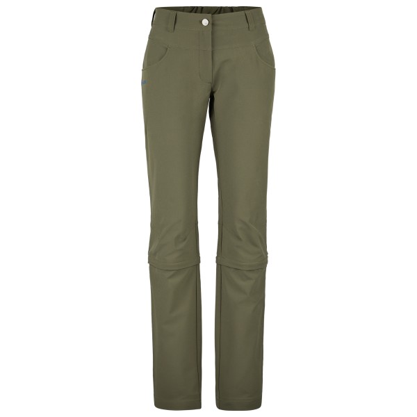 Vaude - Women's Itri Capri Zip Off Pants II - Trekkinghose Gr 36 khaki von Vaude