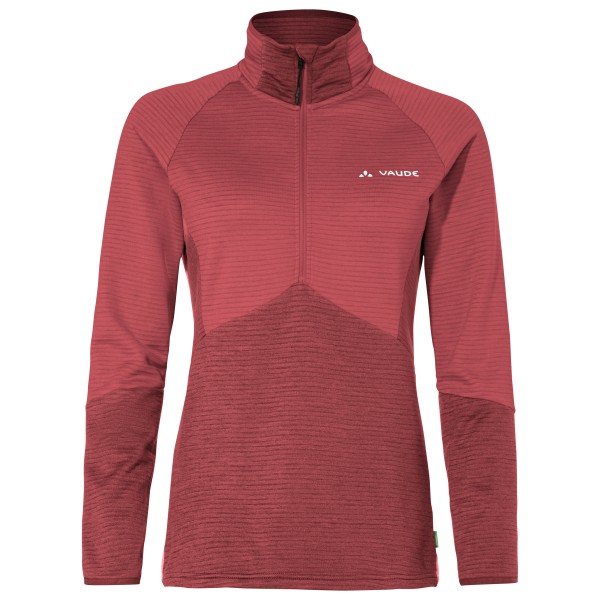 Vaude - Women's Larice Halfzip Fleece Jacket - Fleecepullover Gr 44 rot von Vaude