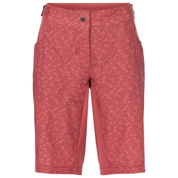 Vaude - Women's Ledro Print Shorts - Radhose Gr 40 rot von Vaude