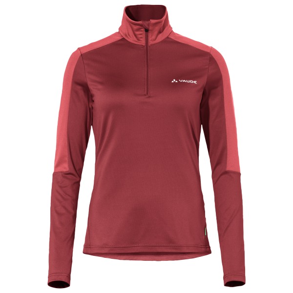 Vaude - Women's Livigno Halfzip II - Fleecepullover Gr 46 rot von Vaude