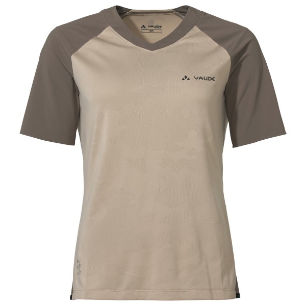 Vaude - Women's Moab Pro Shirt - Radtrikot Gr 44 beige von Vaude