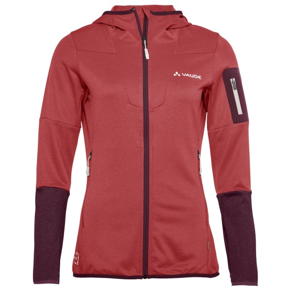 Vaude - Women's Monviso Fleece Jacket II - Fleecejacke Gr 38 rot von Vaude