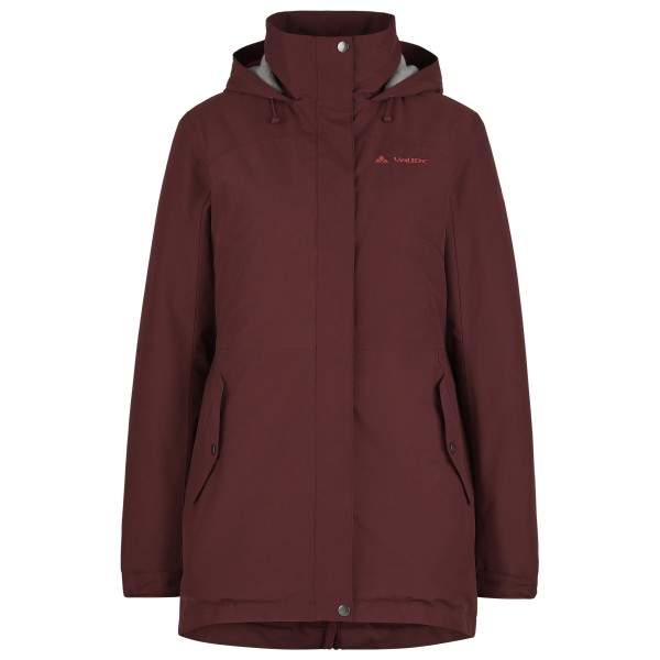 Vaude - Women's Pellice Wool - Parka Gr 38 rot von Vaude